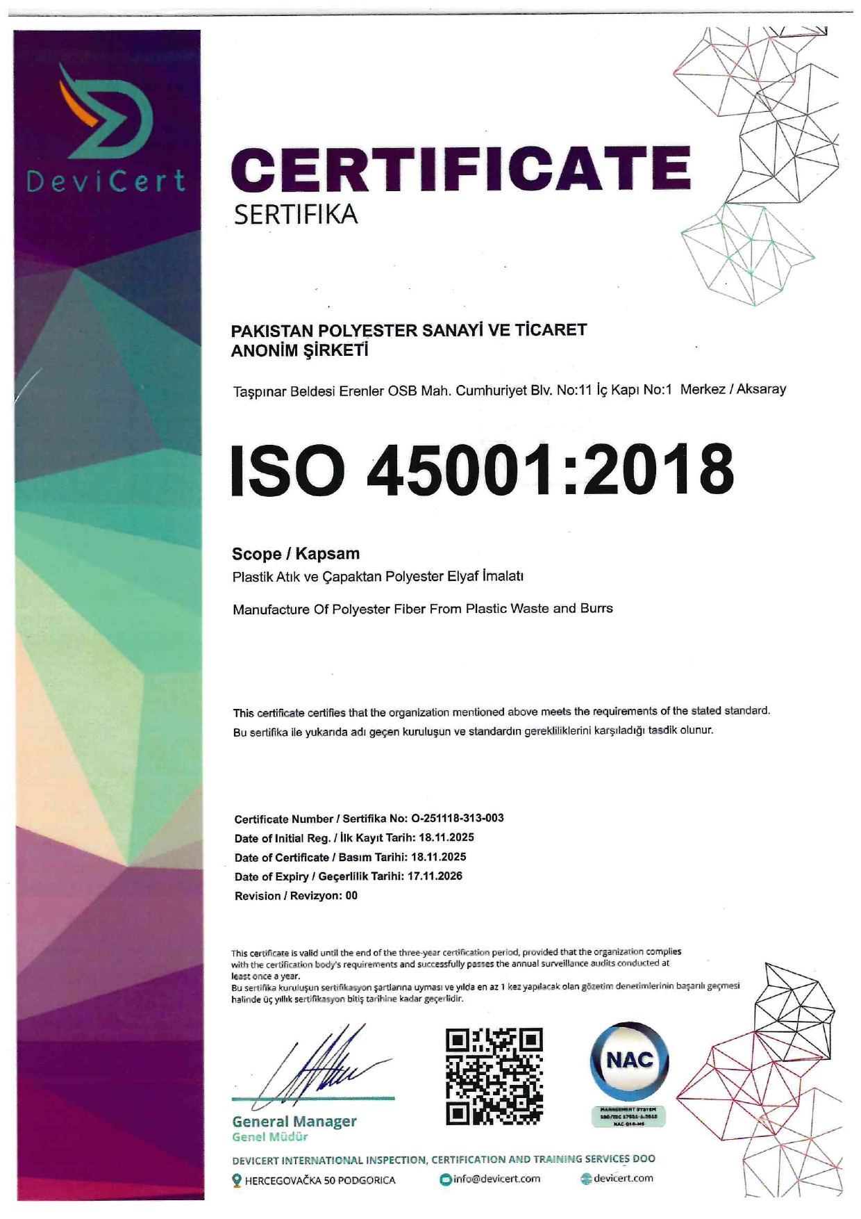 ISO 45001:2018